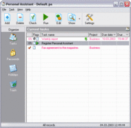 Personal Assistant screenshot